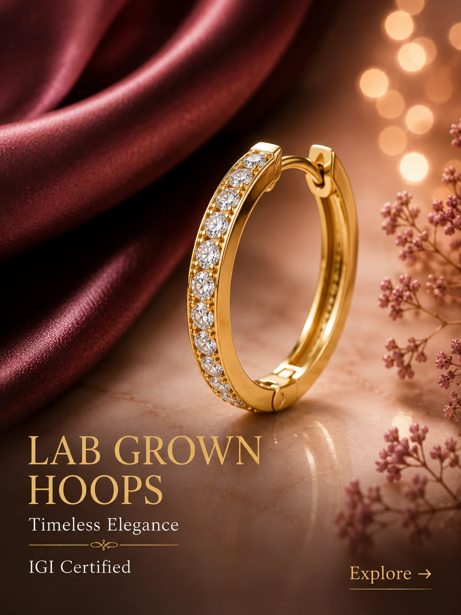 Diamond Studs | Hoops — Jewelry Collection | Evaan Jewels