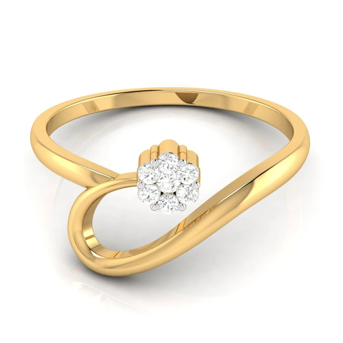 Evaan Lab Grown Diamond Gold Ring – R007 | 0.06ct — Thumbnail 2