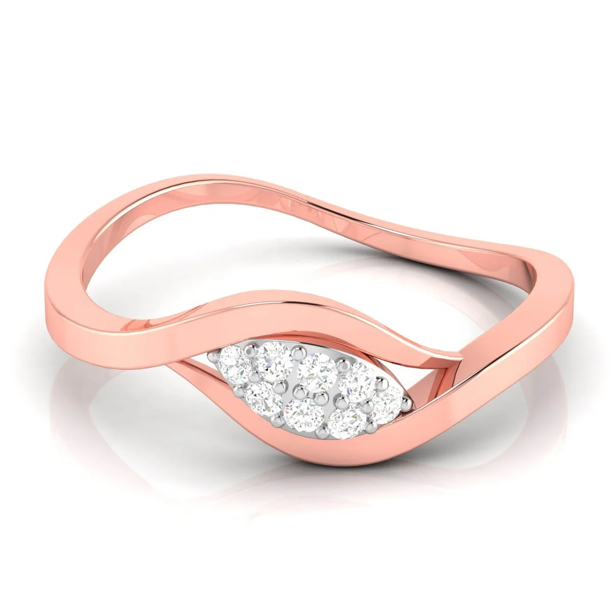 Evaan Lab Grown Diamond Gold Ring – R014 | 0.08ct — Thumbnail 3