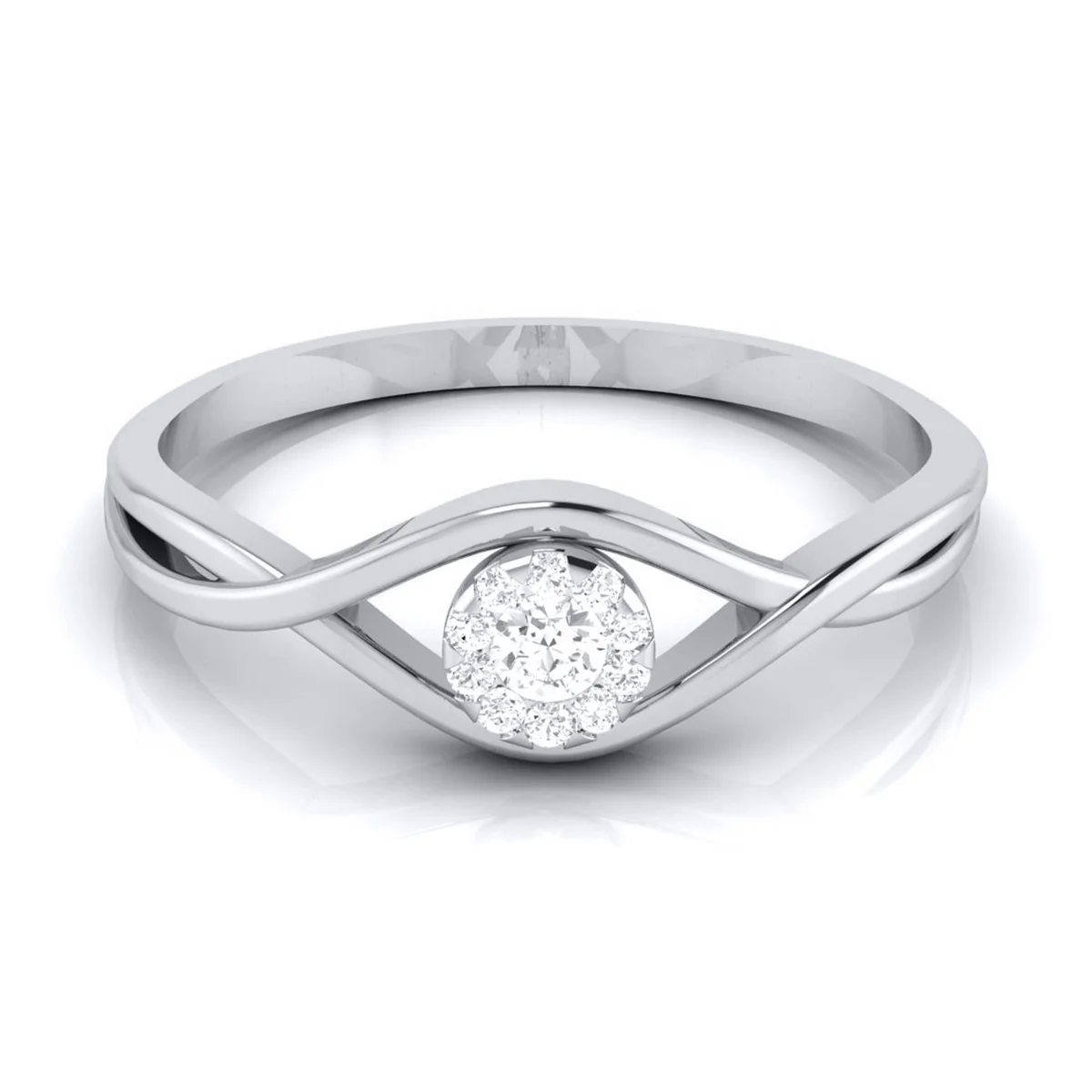 Evaan Lab Grown Diamond Gold Ring – R014 | 0.07ct — Thumbnail 3