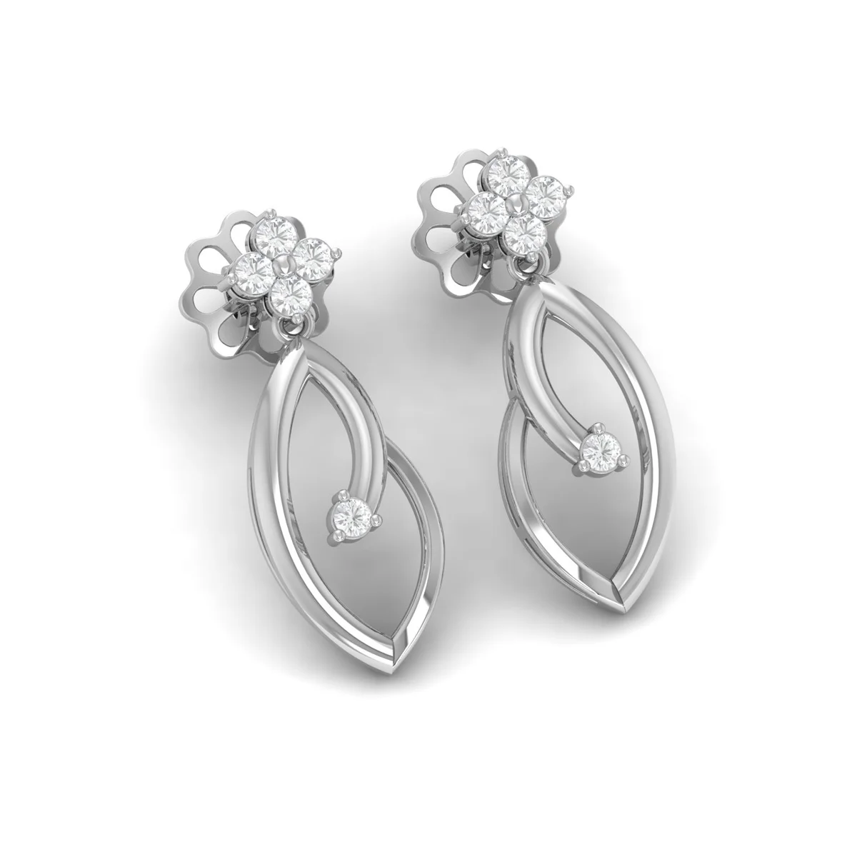 Celeste Bloom Drop Earrings — Thumbnail 2