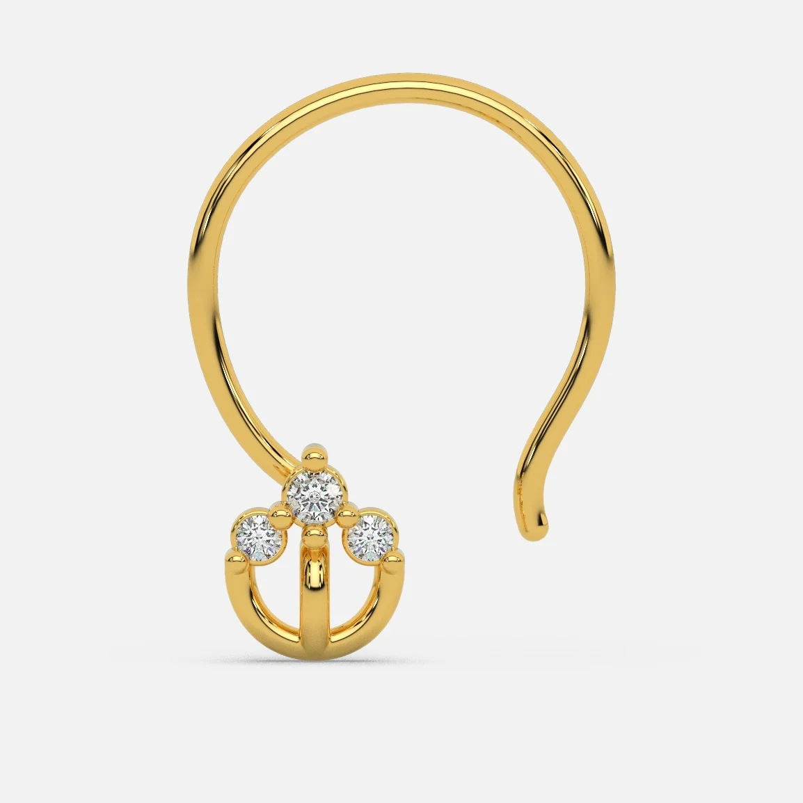 Elegant Minimal Nose Pin - NP008 — Image 1