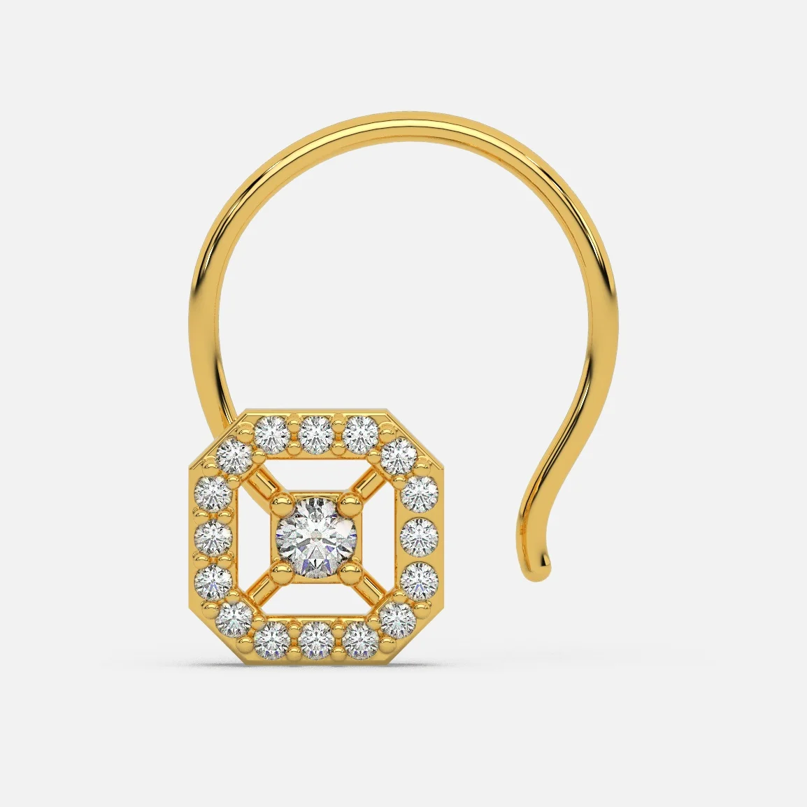 Minimal Classic Nose Pin - NP022 — Nosepin | Evaan Jewels