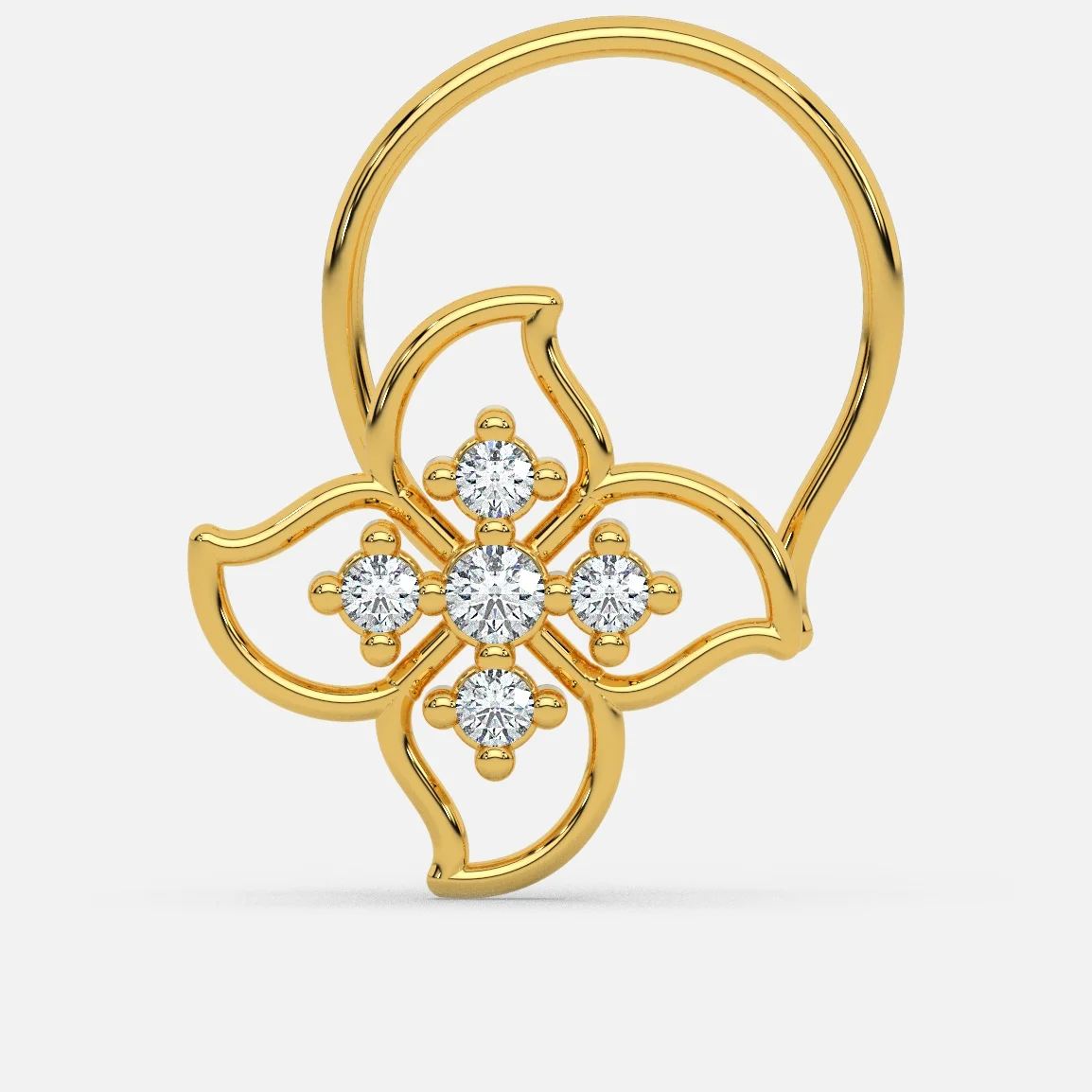 Premium Petite Nose Stud - NP023 — Nosepin | Evaan Jewels