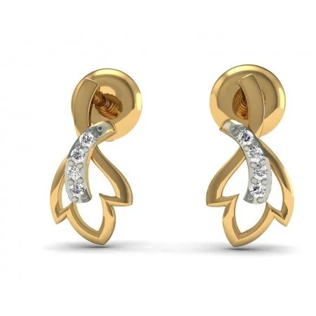 Sparkle Lab Diamond Earrings - ER006 — Studs | Evaan Jewels