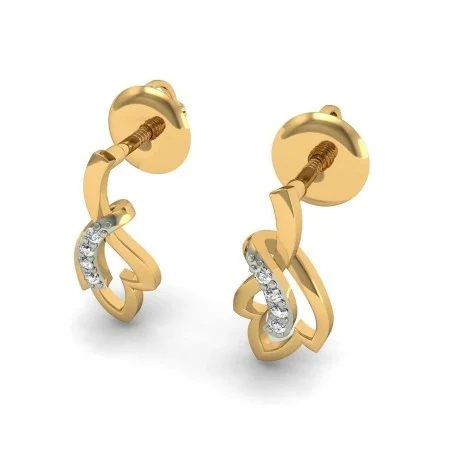 Sparkle Lab Diamond Earrings - ER006 — Thumbnail 3