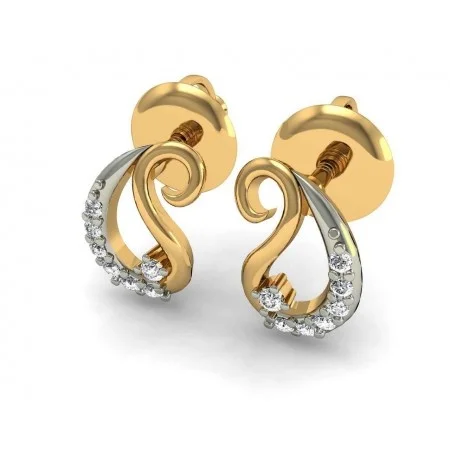 Luxury Lab Diamond Earrings - ER010 — Thumbnail 3