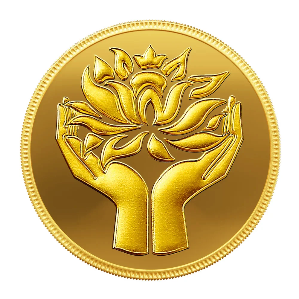 24K (999.9+) Purest 1 g Lotus Gold Coin — Thumbnail 4
