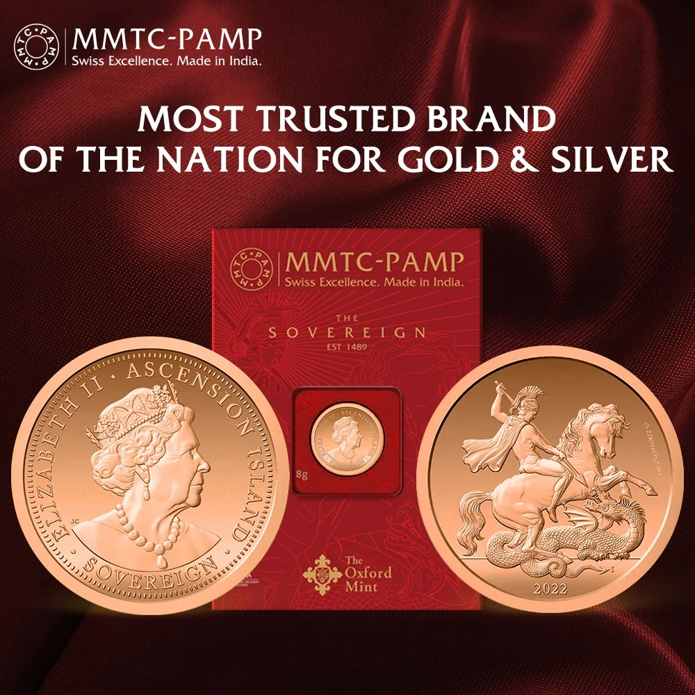 22K (916.7) Pure 8 g The Oxford Mint Sovereign Gold Coin — Thumbnail 2
