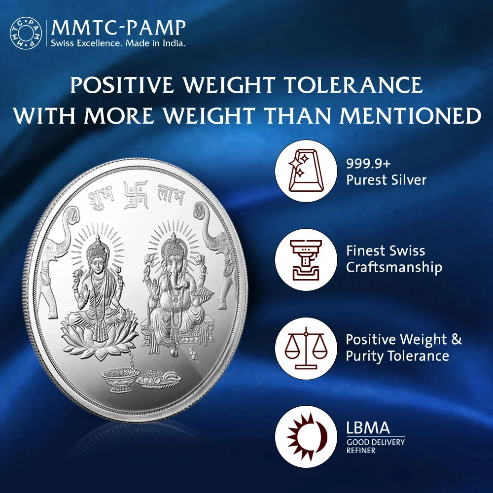 Ganesh Laxmi Silver Coin — Thumbnail 2